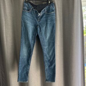 Old Navy Dark Blue Maternity Skinny Jeans with Stretch Panel